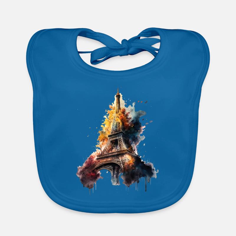 Tour Eiffel Bavoir bio Bébé