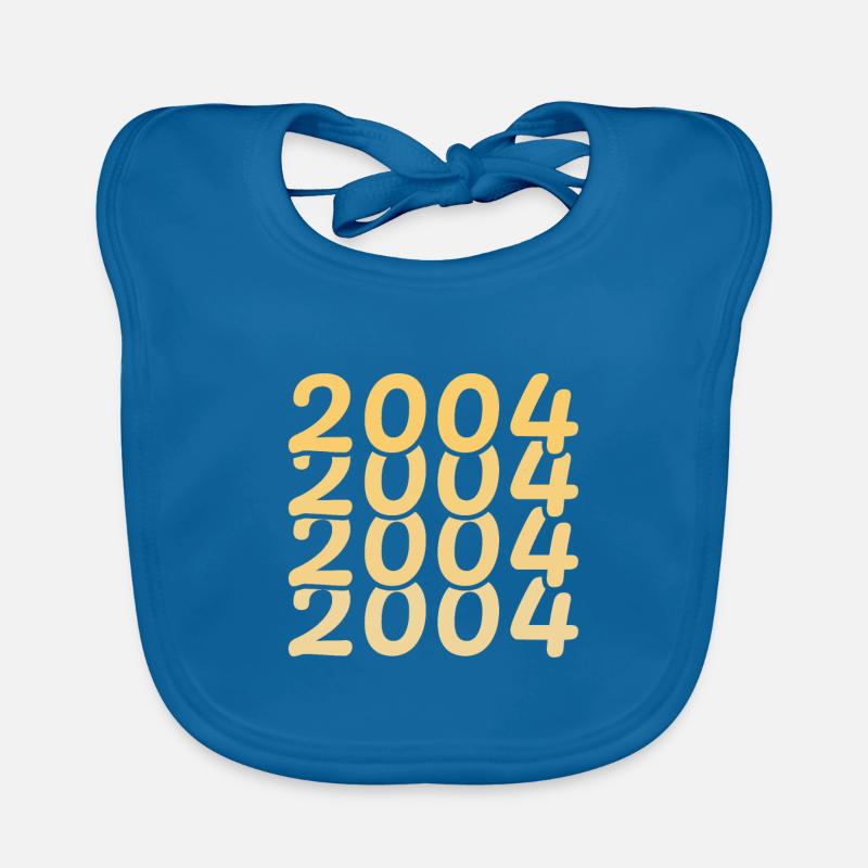 2004 Né en 2004 Bavoir bio Bébé