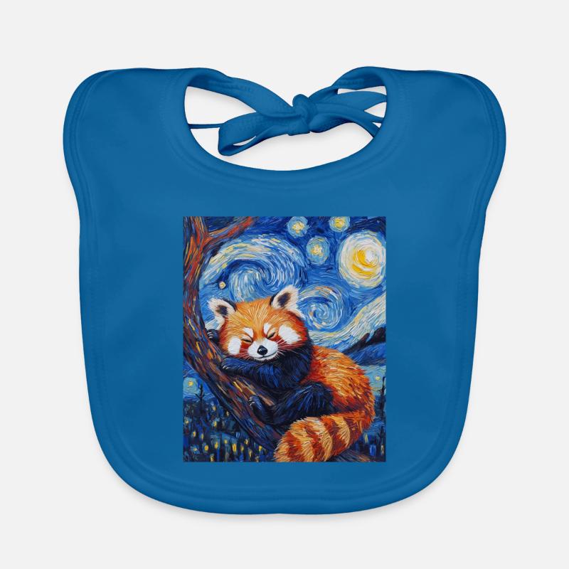 Red panda Organic Baby Bibs