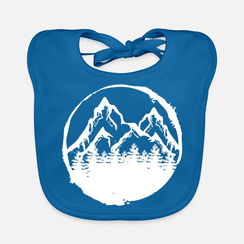 Forest tree forester gift Organic Baby Bibs