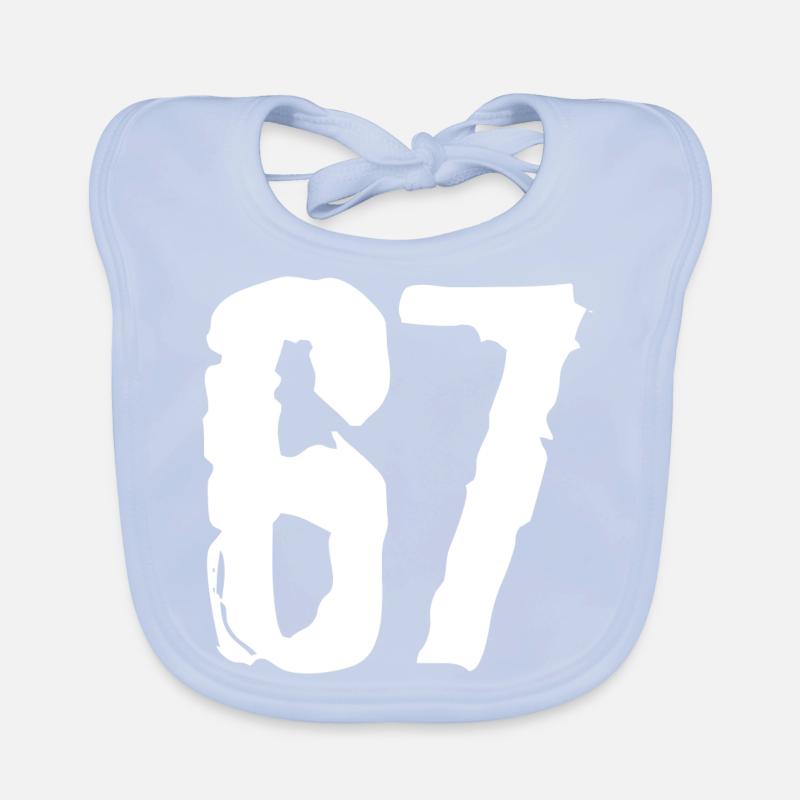 Maillot numéro 67 Bavoir bio Bébé