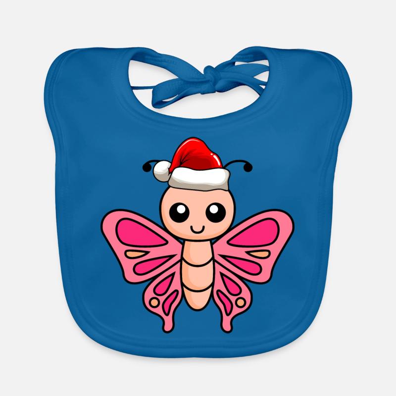 Butterfly Comic Christmas Bavoir bio Bébé