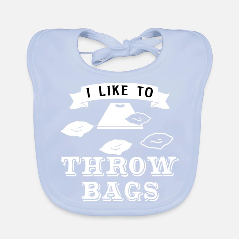 Sacs à lancer Funny Cornhole Player Sack Toss Bavoir bio Bébé