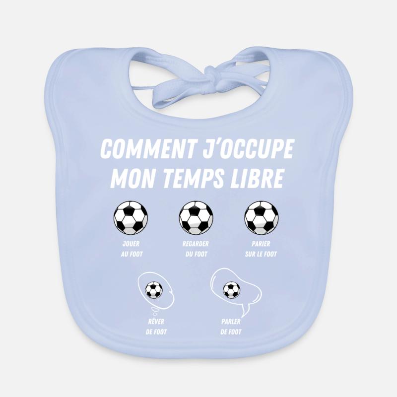 comment j'occupe mon temps libre Bavoir bio Bébé