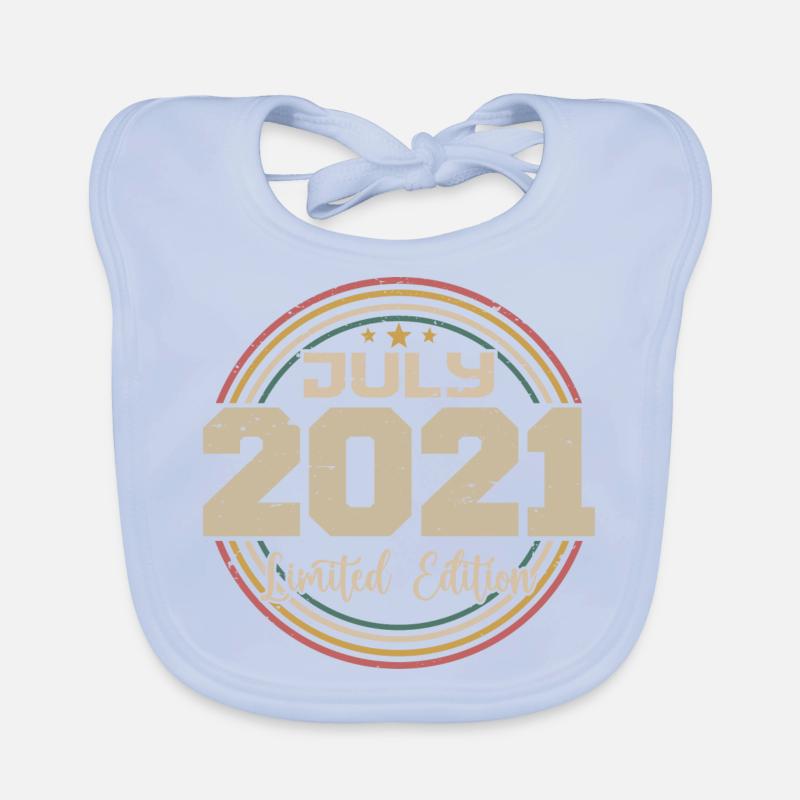 2021 Geburtstag Juli 2021 Geschenk Juli 2021 Baby Bio-Lätzchen
