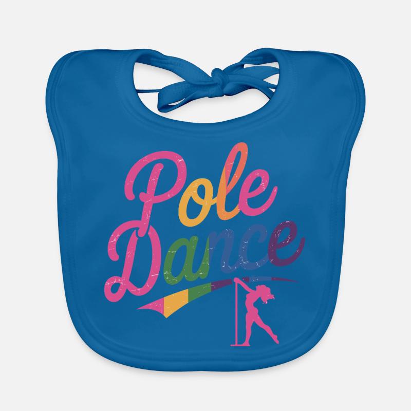 Pole Dance Pole Tänzerin Stangentanz Baby Bio-Lätzchen