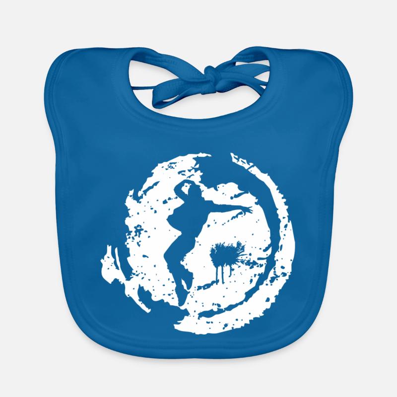 break dancing Organic Baby Bibs