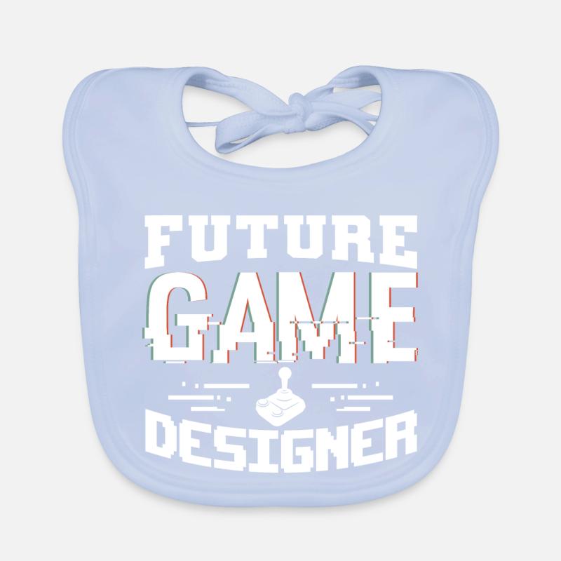 Game Designer Boy Organic Baby Bibs