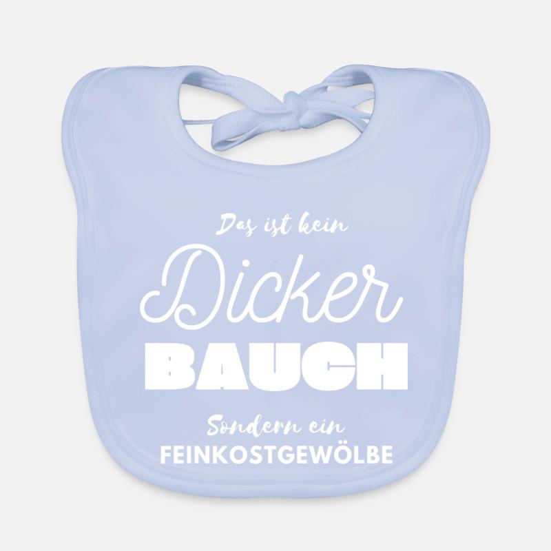 Dicke Bauch Feinkost Gewölbe Baby Bio-Lätzchen