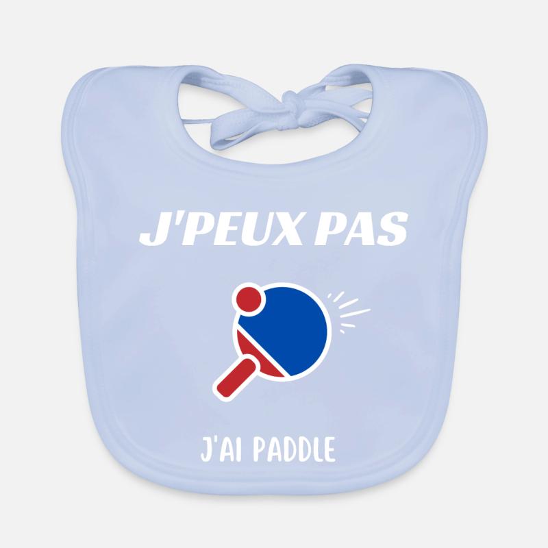 Je peux pas jai paddle Bavoir bio Bébé