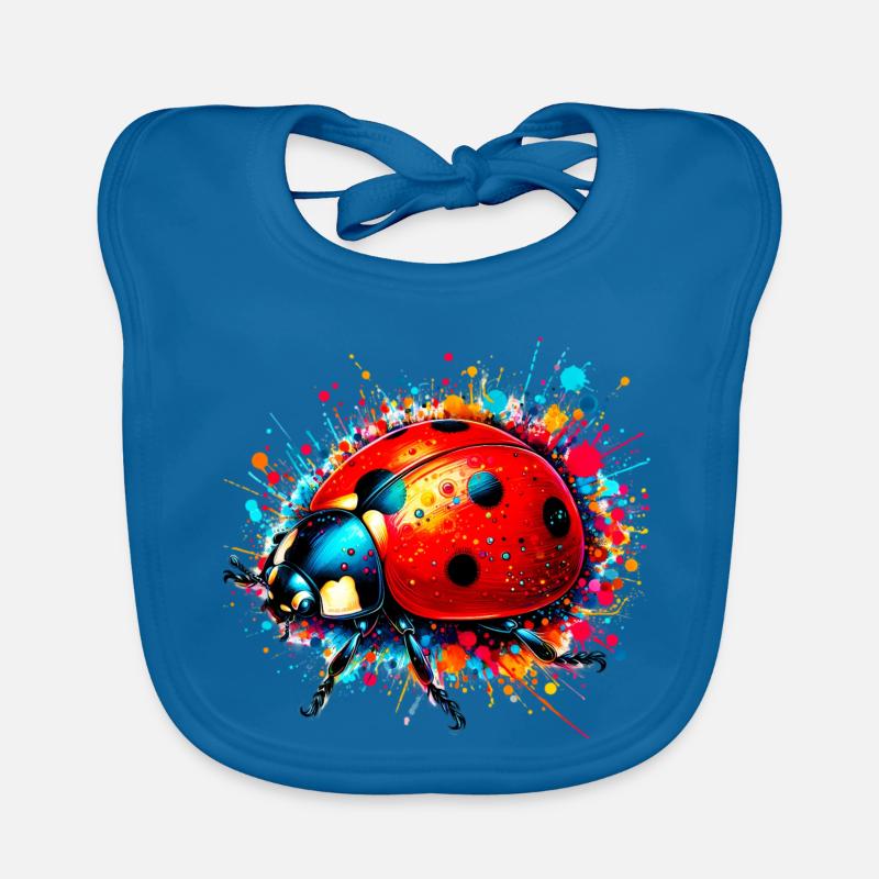 Coccinelle Bavoir bio Bébé