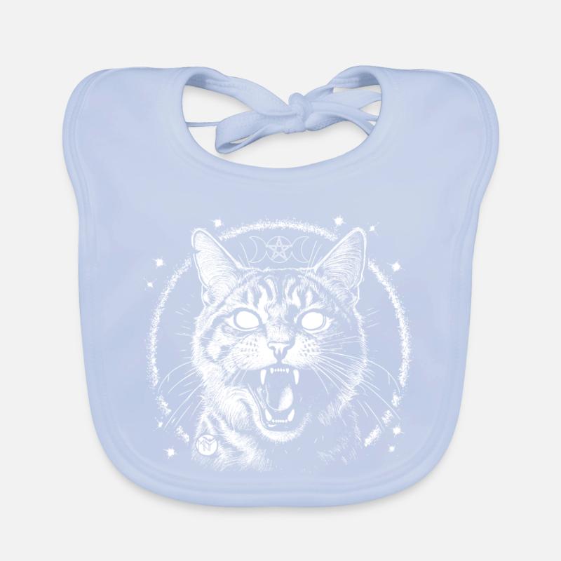 Bewitched Tabby Organic Baby Bibs