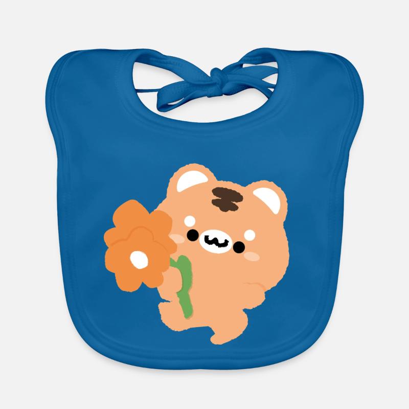 Tigre romantique Bavoir bio Bébé
