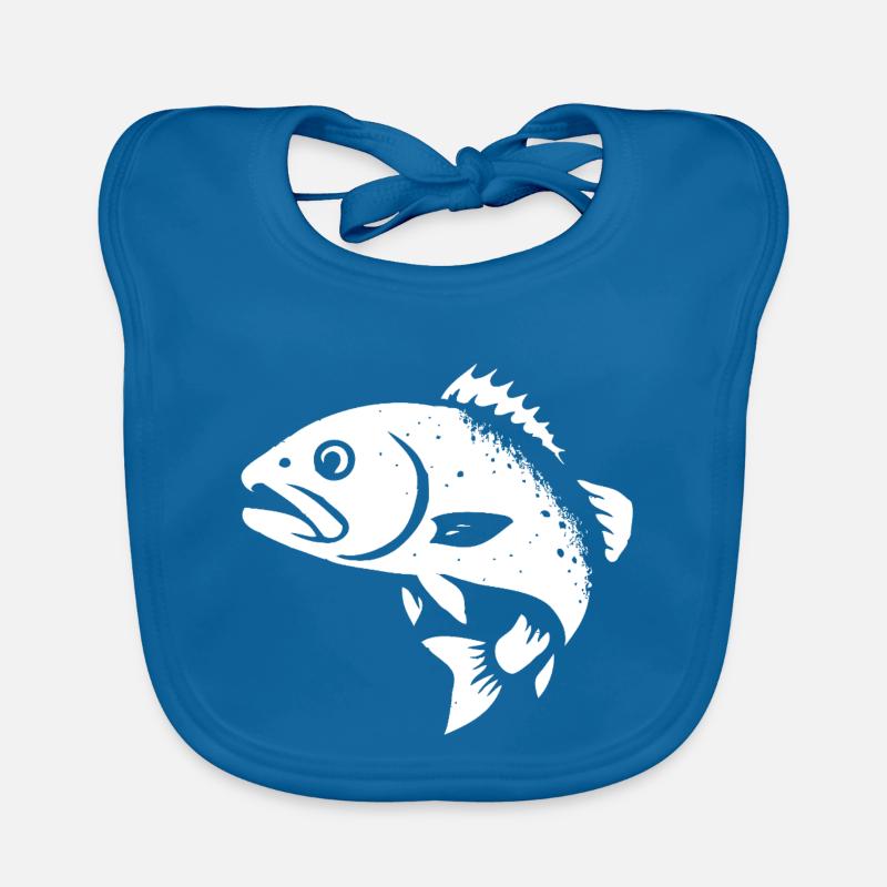Zander und Barsch Baby Bio-Lätzchen