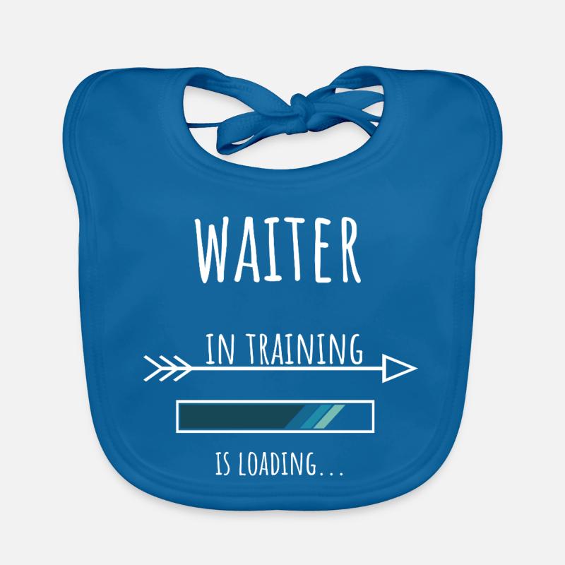 Waiter Gift Profession Training Waiter Organic Baby Bibs