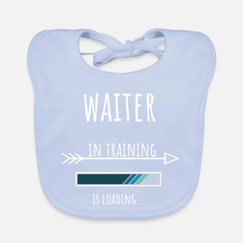 Waiter Gift Profession Training Waiter Organic Baby Bibs