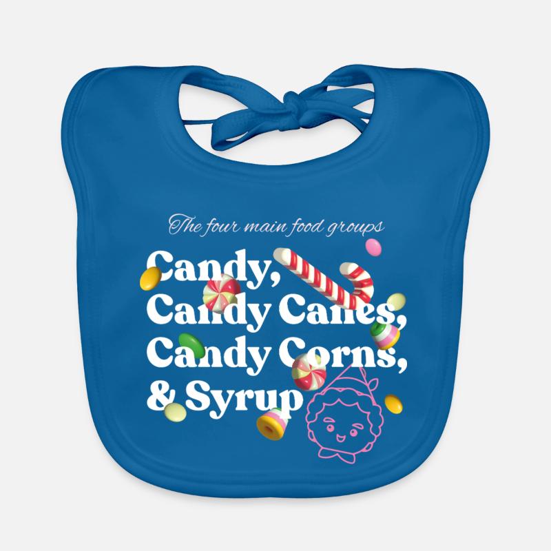 Buddy The Elf – Candy Design Organic Baby Bibs