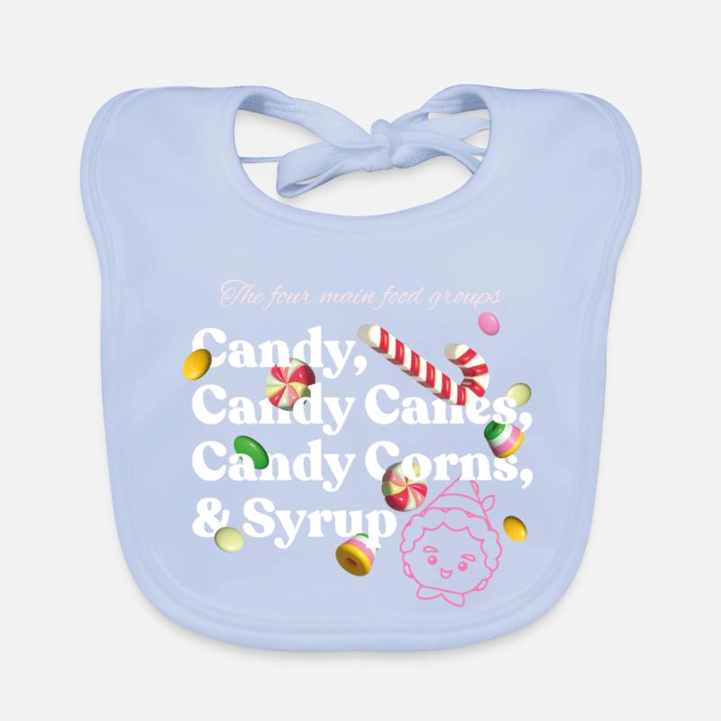 Buddy The Elf – Candy Design Organic Baby Bibs