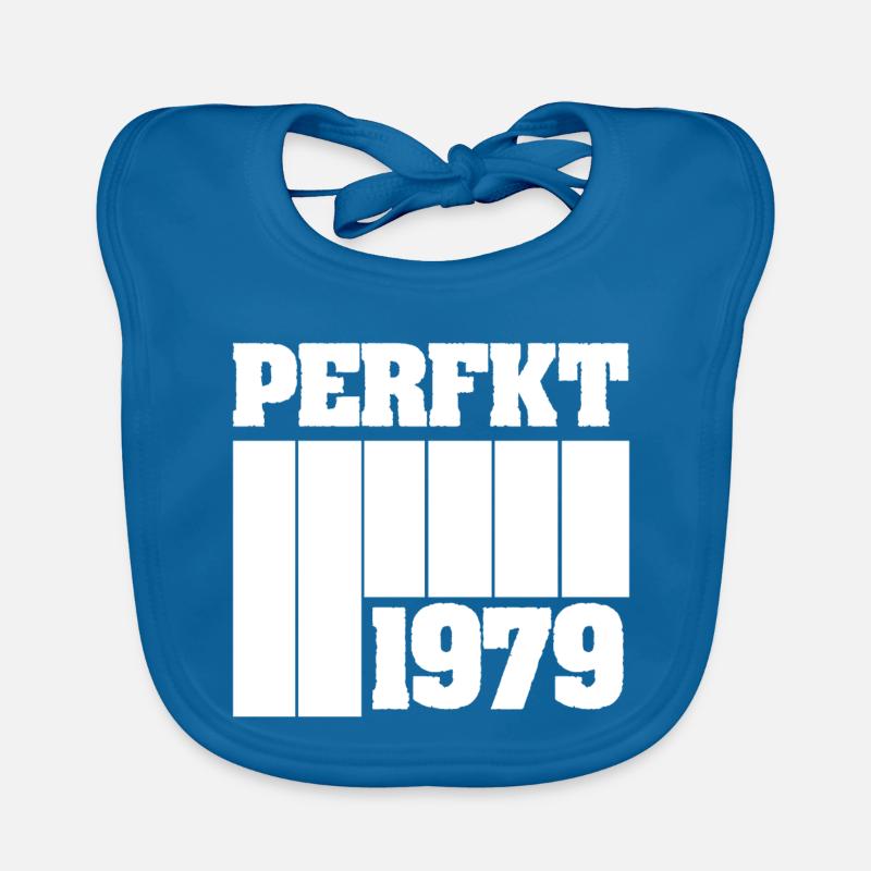 1979 - Baby Bio-Lätzchen - Pfauenblau