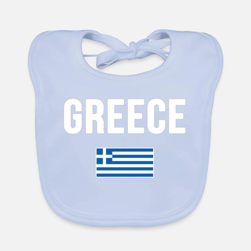 Grèce Bavoir bio Bébé
