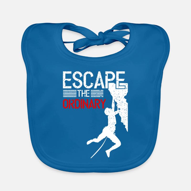 t-shirt climber climbing Bavoir bio Bébé
