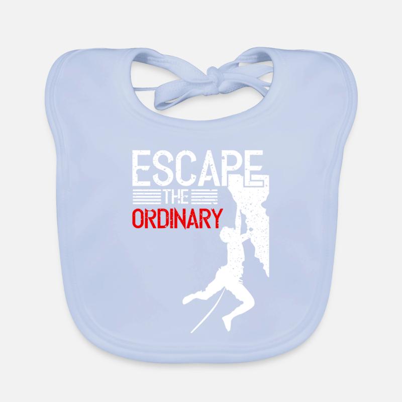 t-shirt climber climbing Bavoir bio Bébé