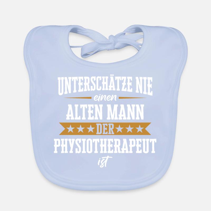 Physiotherapeut Physio Praxis Physiotherapie Baby Bio-Lätzchen