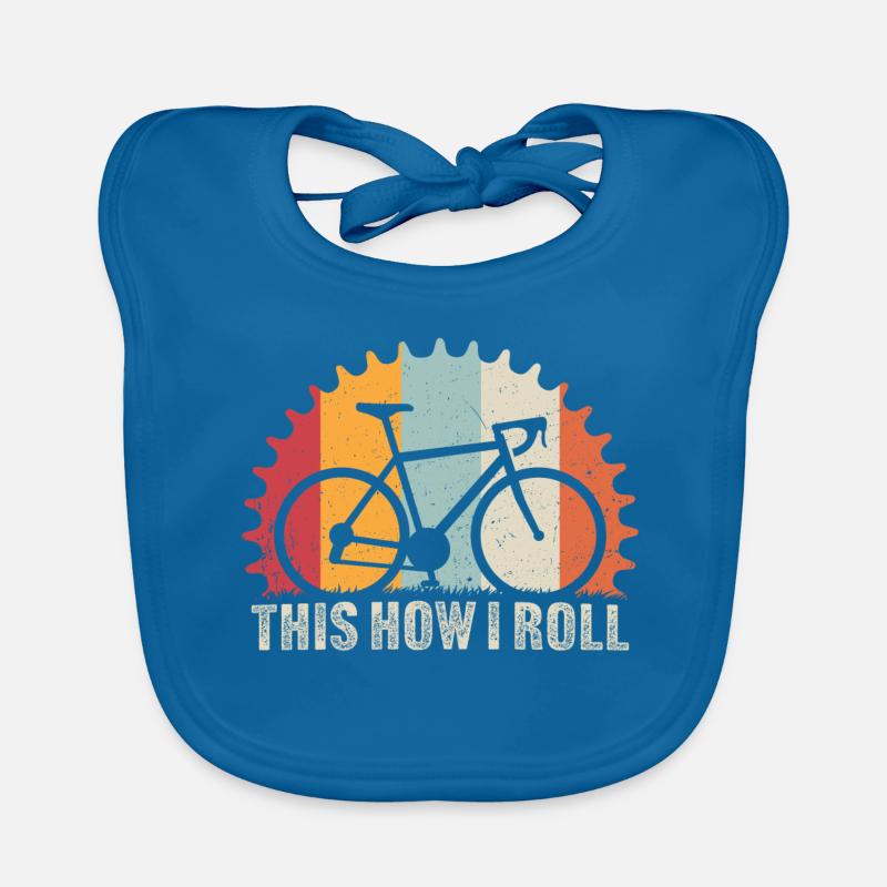 C’est ainsi que je roule le design du cyclisme Bavoir bio Bébé