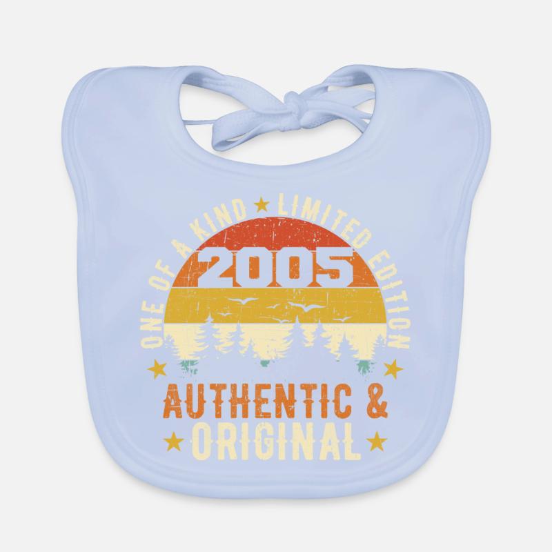 Original 2005 Geburtstagsgeschenk 2005 authentisch Baby Bio-Lätzchen