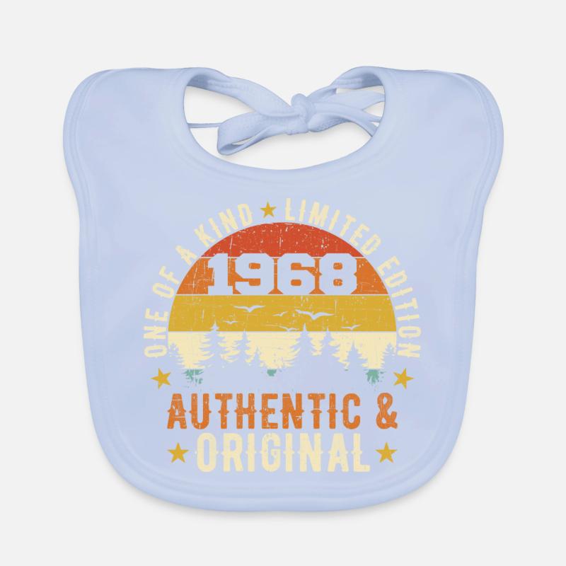 Original 1968 Geburtstagsgeschenk 1968 authentisch Baby Bio-Lätzchen