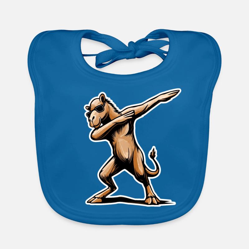 Cadeau élégant de dromadaire de dromadaire Bavoir bio Bébé