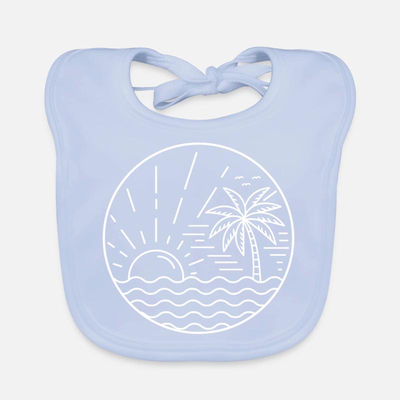 Sunset Circle Baby Bio-Lätzchen