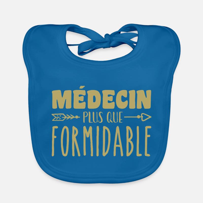Médecin plus que formidable Bavoir bio Bébé