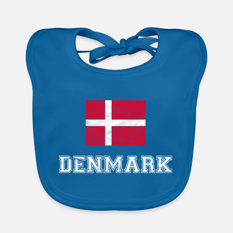 Danemark drapeau Danmark Cadeau de Copenhague Bavoir bio Bébé