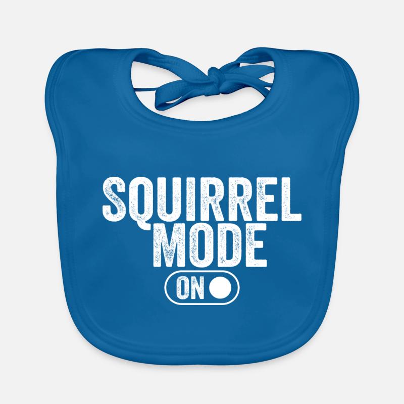Squirrel mode on Bavoir bio Bébé