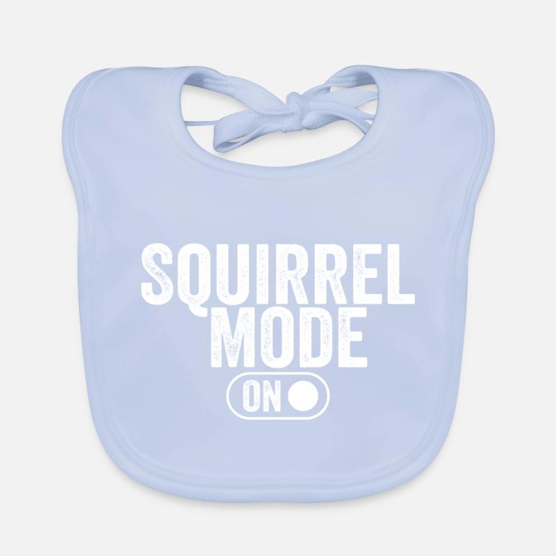 Squirrel mode on Bavoir bio Bébé