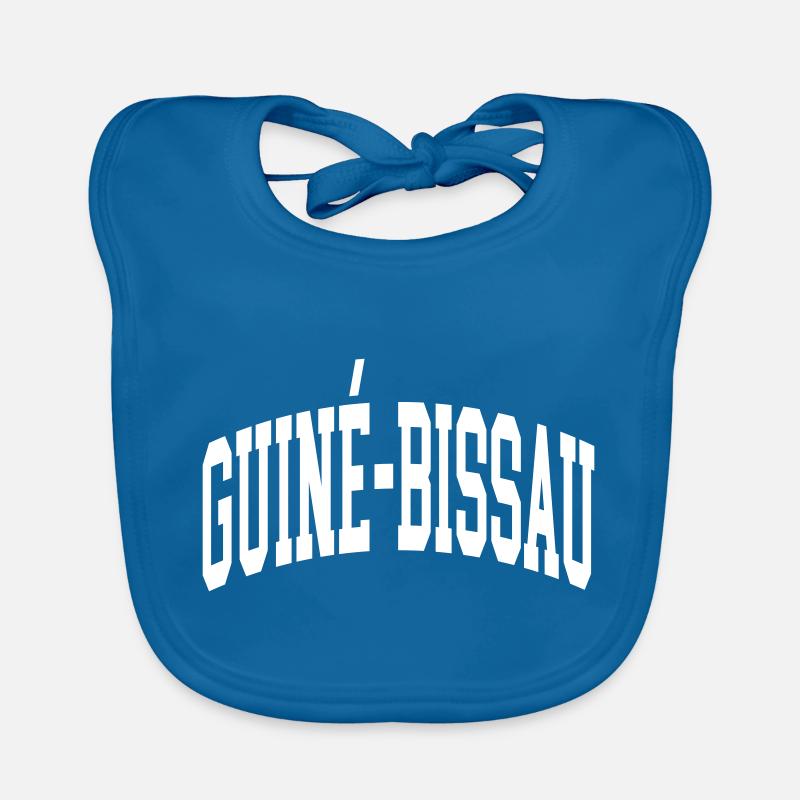 Guinée-Bissau - Bavoir bio Bébé - bleu paon