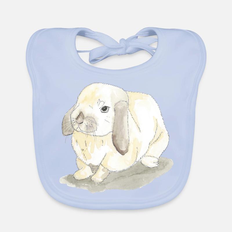 Lapins Bavoir bio Bébé