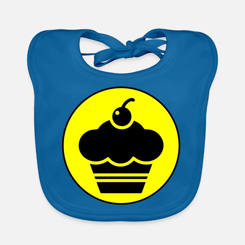Muffin Silhouette Circle Organic Baby Bibs