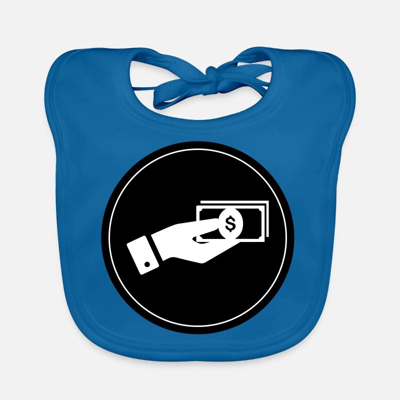 Geld Icon Baby Bio-Lätzchen