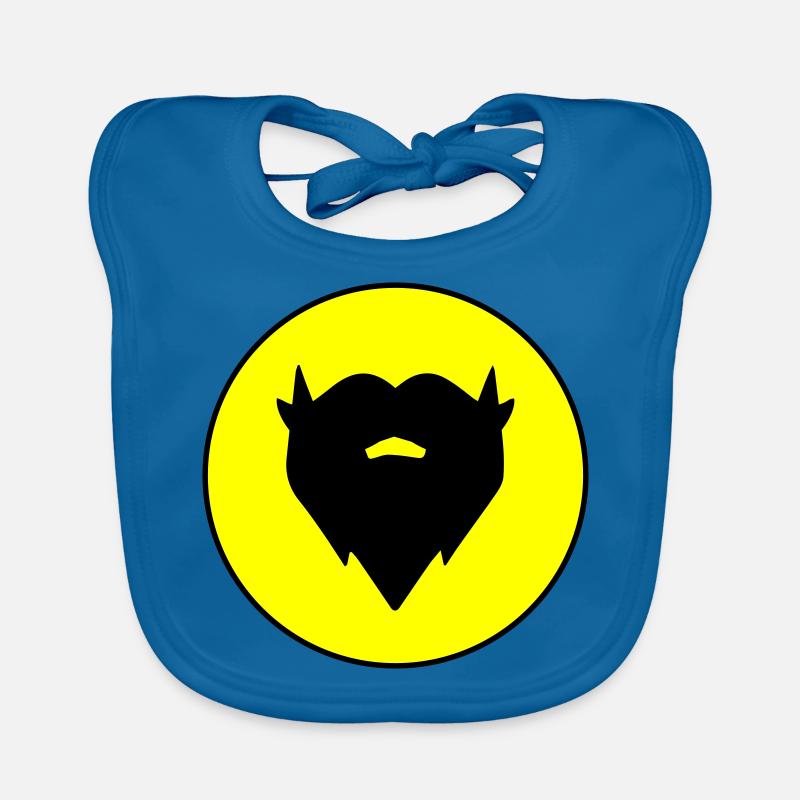 Bart symbol Baby Bio-Lätzchen