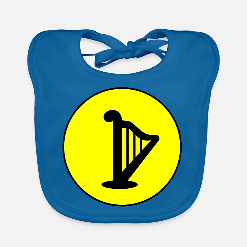 Symbole de la harpe Bavoir bio Bébé