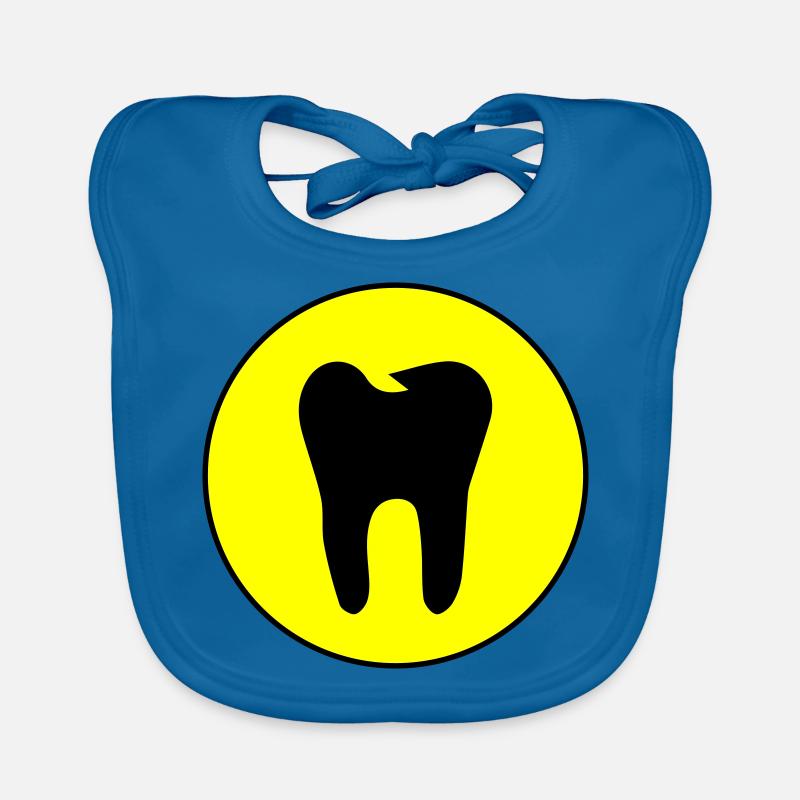 Symbole de l’icône de dent Bavoir bio Bébé