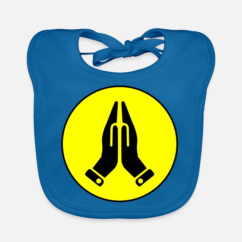 Symbole des mains Bavoir bio Bébé