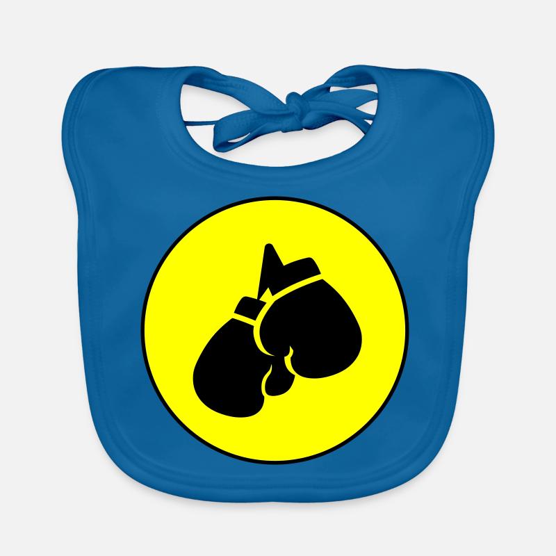 Symbole des gants de boxe Bavoir bio Bébé