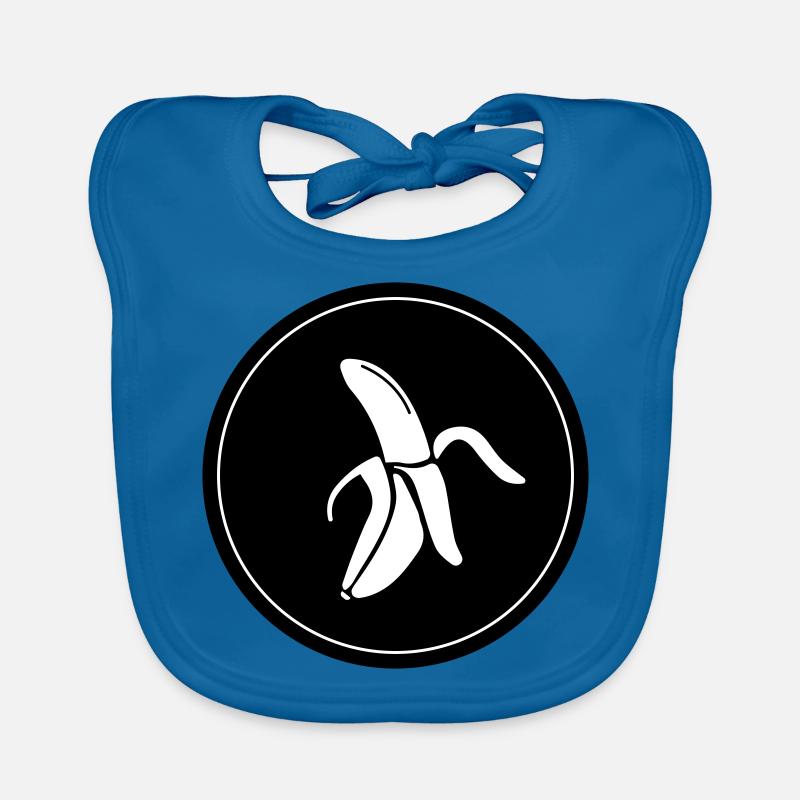 Banana Icon Organic Baby Bibs