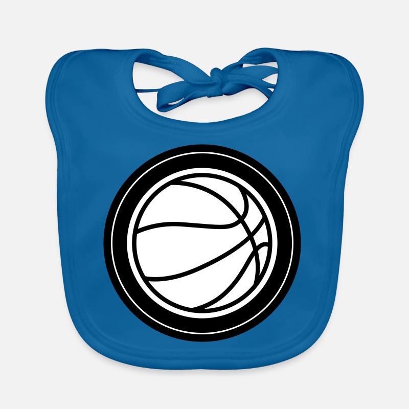 Basketbal Cirkel Bio-slabbetje voor baby's