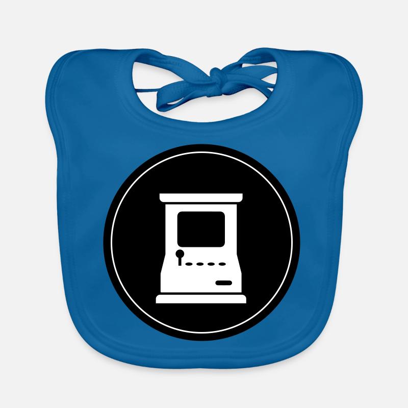 Cercle Arcade Retro Gamer Bavoir bio Bébé