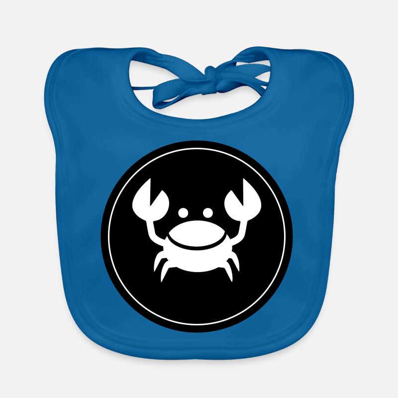 Crustacean Circle Organic Baby Bibs