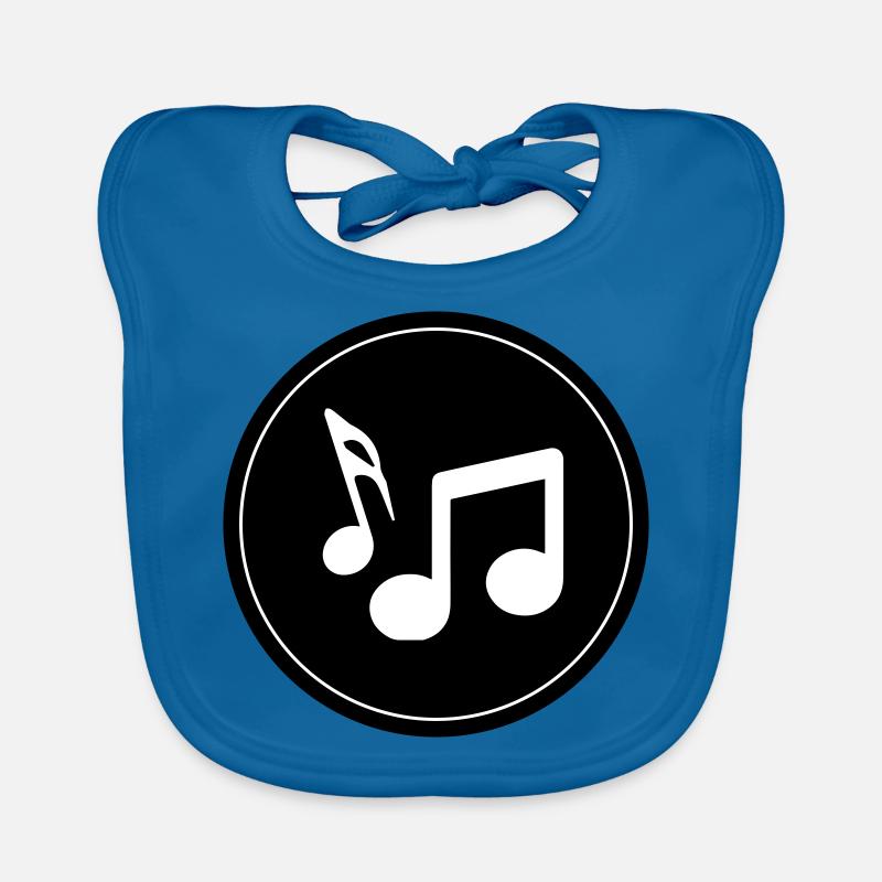 Notes de musique Bavoir bio Bébé